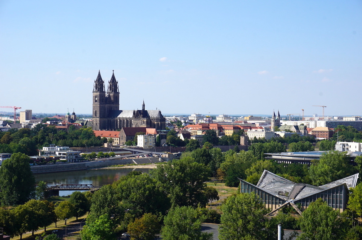 Magdeburg Blick vom Albinmüllerturm