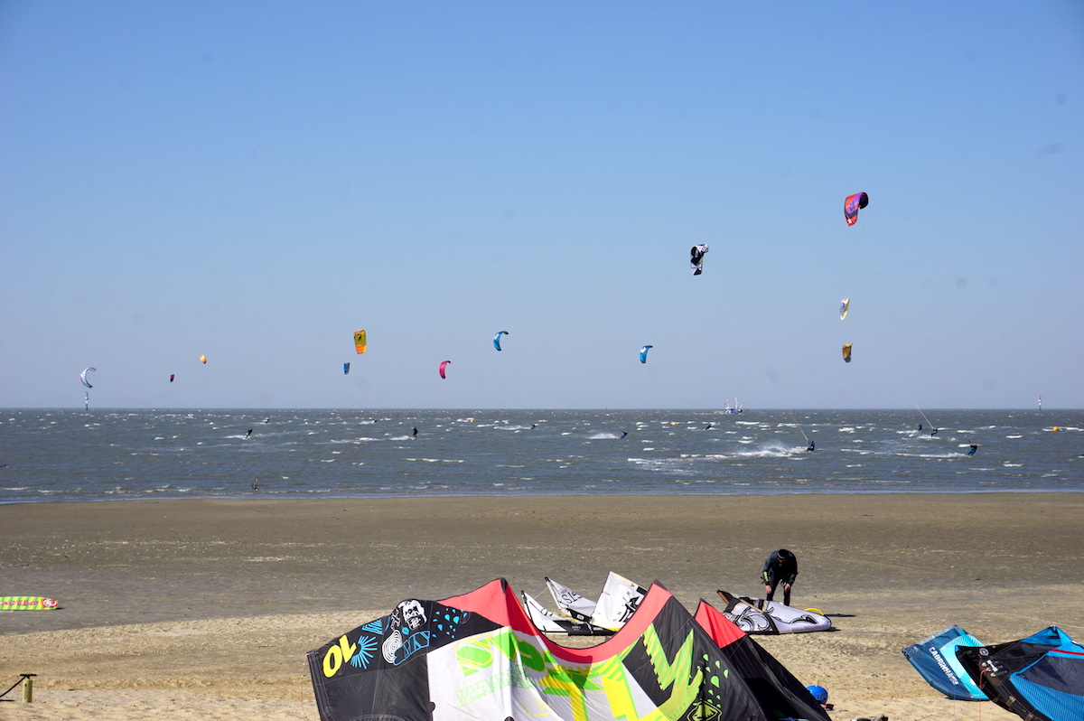 Familienurlaub Cuxhaven Kitesurfen