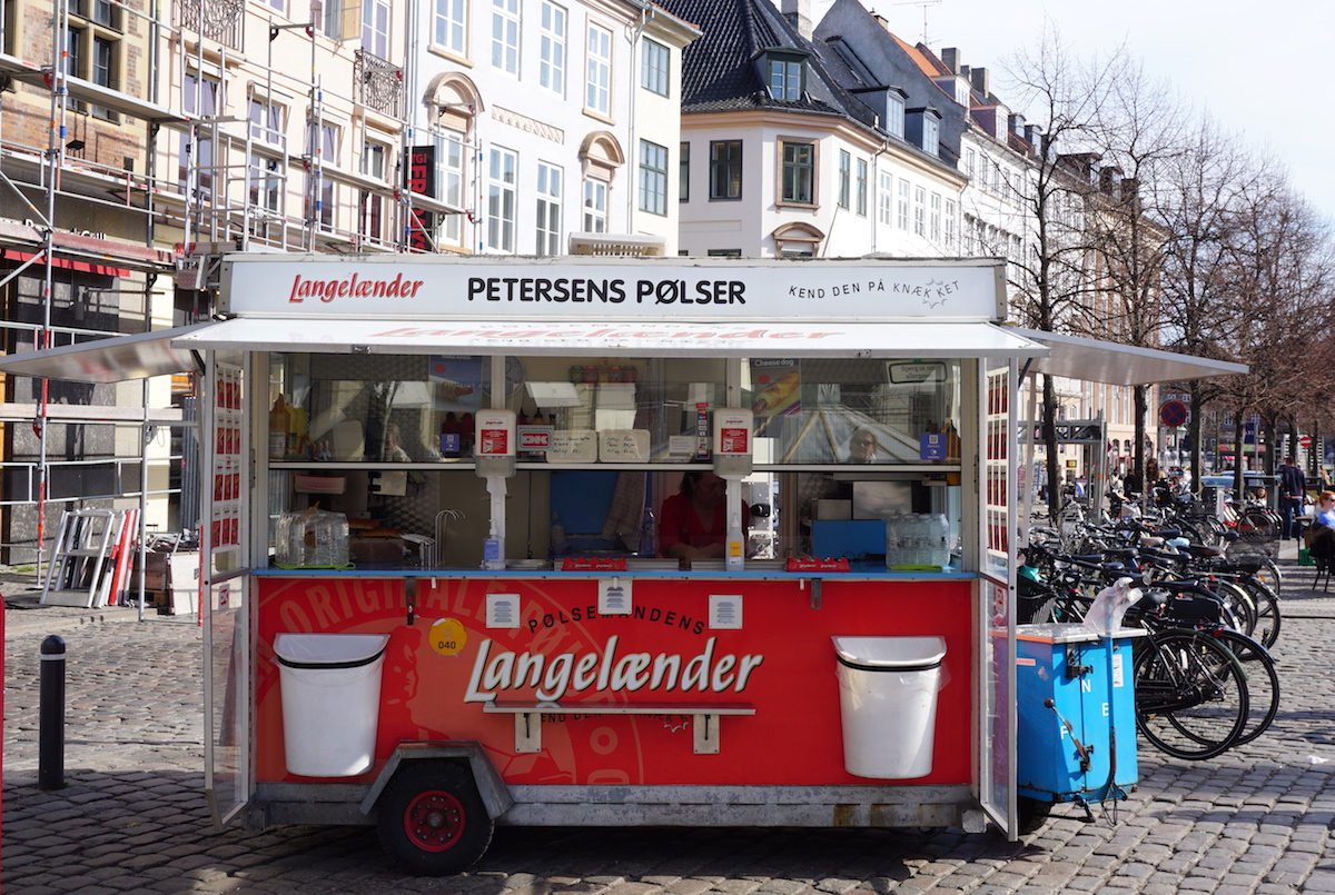 Hot dog-Stand Kopenhagen